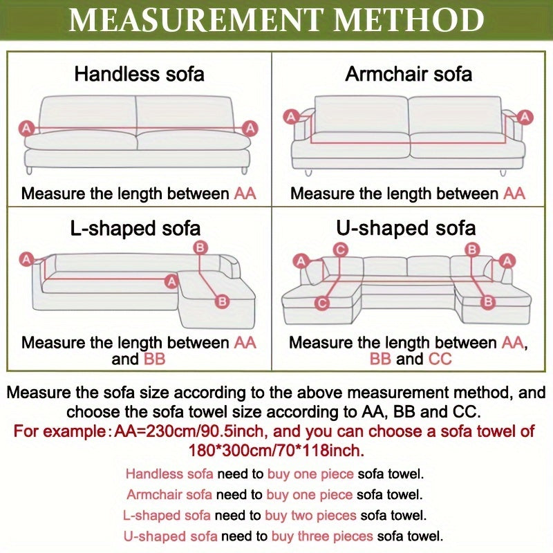 1pc Modern Pet-Friendly Sofa Cover Compatible for 3-Seater, 2-Seater & -Shaped Sofas - Chenille Slipcover with Tassels, Non-Slip Furniture Protector, -Piece, Machine Washable, Couch Cover for Pets (All- Use)