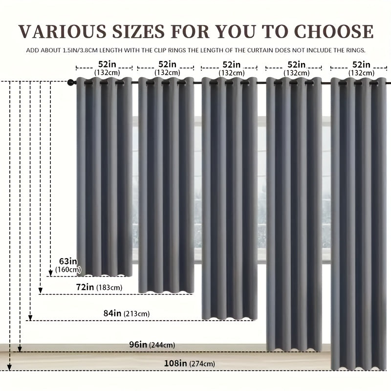 Wave Textured Curtains 4pcs Set Of Khaki Wave Textured Hot Stamping Curtains | Perforated Hanging For Shading, Heat Insulation, Cooling & Noise Reduction - Darkens Room, Suitable For Living, Dining & Study Rooms